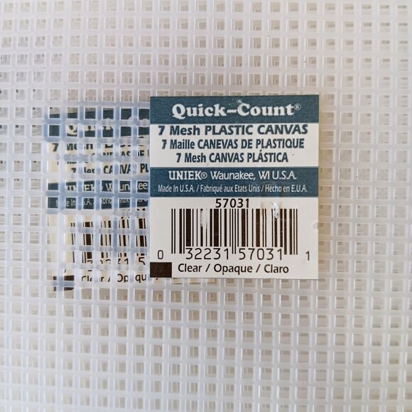 Darice Plastic Canvas Cutting Workshop 14" x 11" + 10 Sheets Clear Plastic Canva - Picture 10 of 11